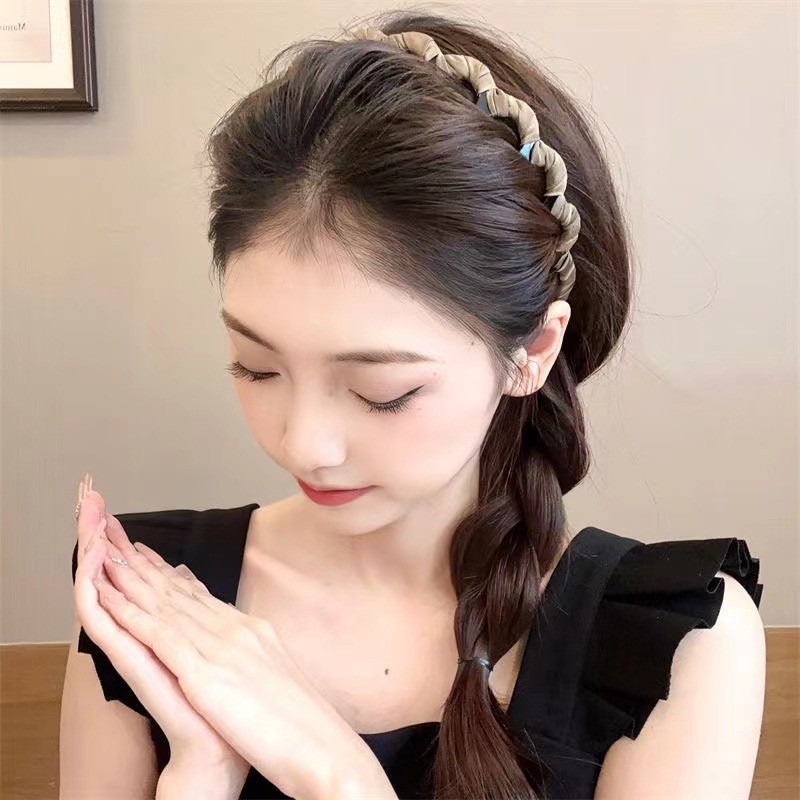 Bờm Cài Tóc Rửa Mặt Chống Trơn Trượt Tạo Kiểu Phồng Tóc Xinh Xắn Phụ Kiện Tóc Empoli