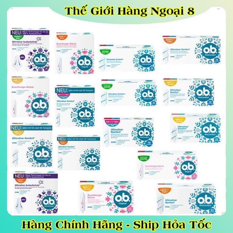 Băng vệ sinh Tampon Ob - Hàng Nội Địa Đức