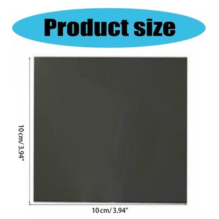 Charmantcc1 10x10cm 0 90° Tấm phim phân cực tuyến tính 380-700nm Bộ lọc phân cực truyền ánh sáng không dính