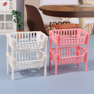 ALIK 1 / 12 Nhà Búp Bê Thực Phẩm Trái Cây Giỏ Chứa Đồ Búp Bê Nhà Xếp Chồng Giỏ Nhà Búp Bê Phụ Kiện Trang Trí VN