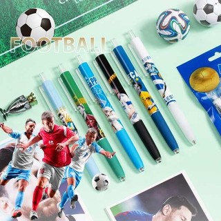 Football Star Limited Press Gel Pen Set 0.5mm Đen Giá Trị Cao Messi C Ronaldo Signature Pen Press Cool Fan Hỗ Trợ Bút Đài Phun Nước Carbon ST Câu Hỏi Bàn Chải Thi Khô Nhanh