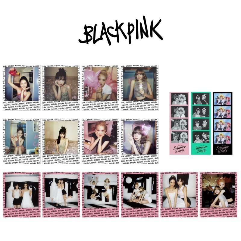 2-10 Chiếc BP Hai Vuông Polarid CGV Lomo Cards Trò Chơi TRỞ LẠI RETRO búa Photocards HANK & ROSÉ Bưu Thiếp LISA ROSE JENNIE JISOO SOLO Họa Tiết Thẻ Chuyển Đổi YM