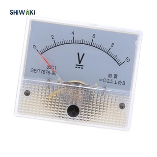 Đồng hồ đo bảng điều khiển tương tự, Vôn kế bảng điều khiển tương tự 85 C1 DC 0-75 V, Dòng điện,