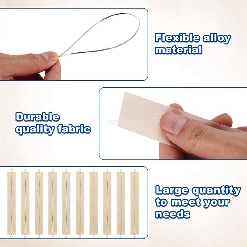 10 Chiếc Xung Sealer Linh Kiện Thay Thế, Vải Nhiệt Dải Vuông Yếu Tố Cầm Xung Sealer Bộ Sửa Chữa