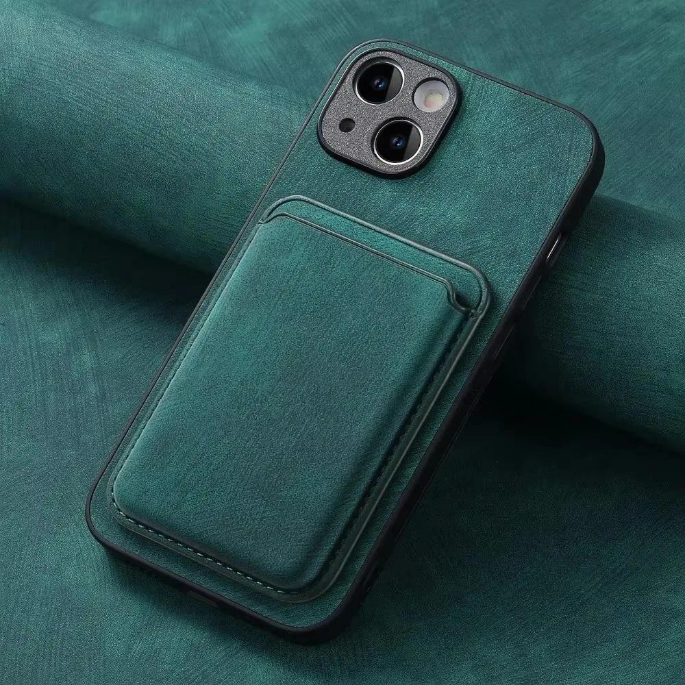 Ốp Da Vintage Có Hộp Đựng Thẻ Ví Có Thể Tháo Rời Cho iPhone 16 Pro Max 15 14 Plus 13 12 11 XR XS X 7 8 SE 2022