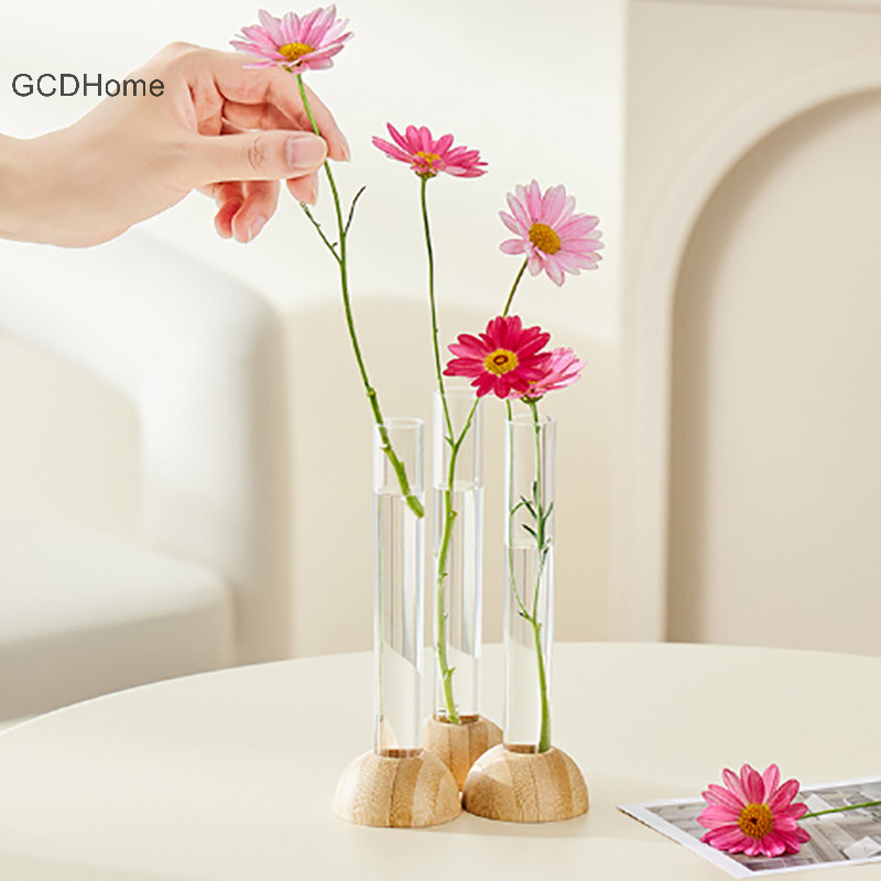 Gcdhome Sáng Tạo Phong Cách Bắc Âu Tròn Thủy Tinh Pha Lê Bình Tròn Trong Nghệ Thuật Hoa Sen Xanh Đồ Trang Trí Bình Thủy Tinh Để Bàn Trang Trí HOT