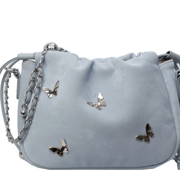 Tiên tiến cảm giác thích hợp kim loại bướm bucket bag