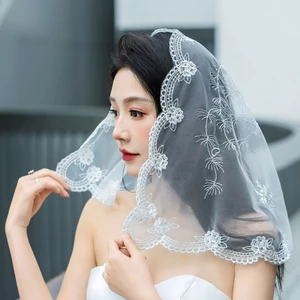 Kikin Latin Mass Khăn trùm đầu Khăn che mặt cho nữ Nhà thờ Công giáo Mantilla Veil Che mặt