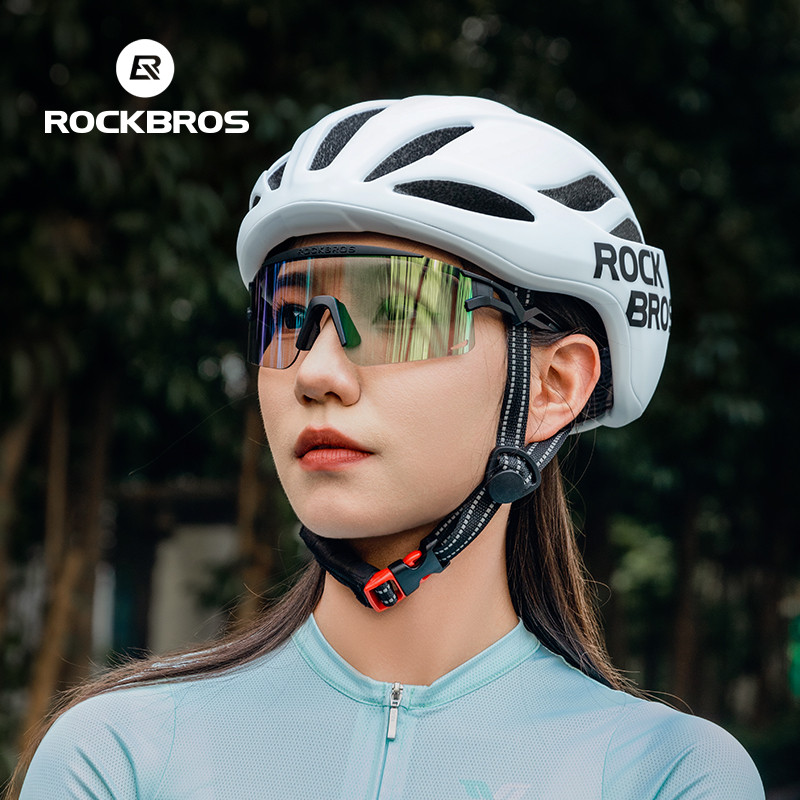 ROCKBROS Kính photochromic chống sương mù, nhẹ và thoải mái cho người dùng xe đạp unisex
