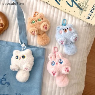 [Sepsale] Móc khóa đuôi dài sang trọng dễ thương Túi búp bê hoạt hình Mặt dây chuyền Vòng chìa khóa Phụ kiện móc khóa dành cho nữ Cô gái Quà tặng cặp đôi {vn}