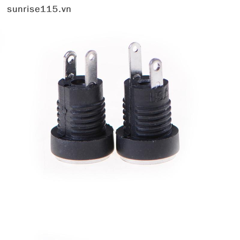 Srvn 10 Cái -022B Ổ Cắm Jack Cắm Nữ Bảng Điều Khiển Gắn Kết Nối 5.5 * 2.1mm.