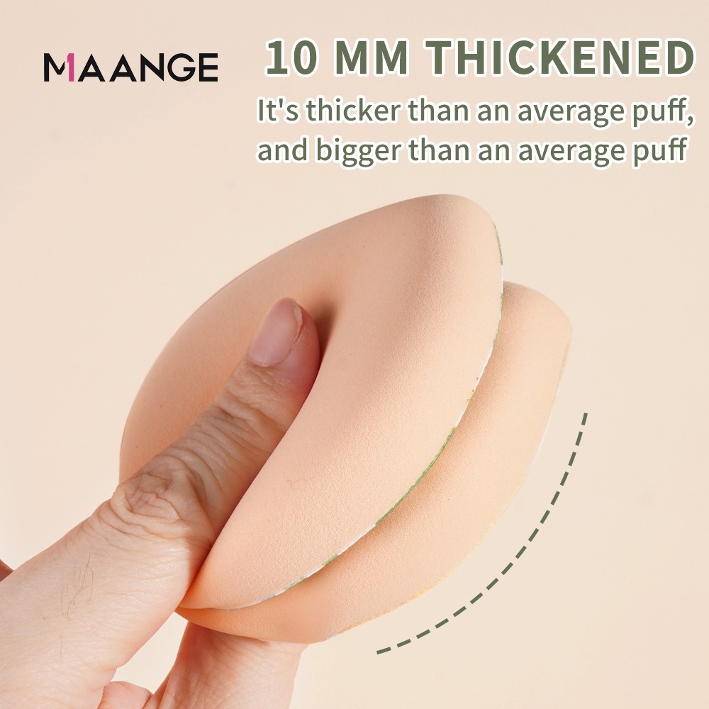 Mút Tán Kem Nền MAANGE Mút Tán Phấn Trang điểm Kèm Hộp Đựng Mềm Mịn Đàn Hồi 1628 | BigBuy360 - bigbuy360.vn