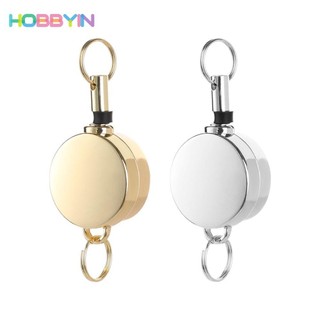 1 / 2 / 4 Chiếc Thẻ ID Huy Hiệu Giá Đỡ Có Thể Thu Vào Cuộn Bền Nóng Thép Không Gỉ Di Động Đai Kẹp