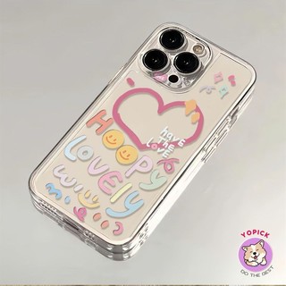 Colored heart Phone Case for IPhone 16 15 14 13 12Pro Max 11 XR XS Max 7 8 Plus Cartoon Phone Cover Soft Case TA