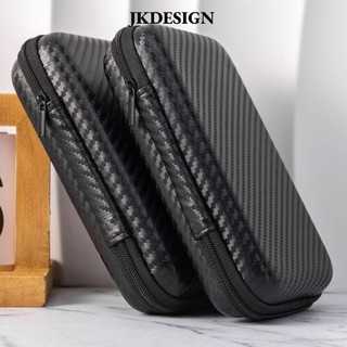 Hộp lưu trữ phụ kiện kỹ thuật số JKDESIGN, Túi đựng tai nghe EVA bền bỉ, Vỏ bảo vệ ổ cứng đa năng cầm tay chống sốc 2024