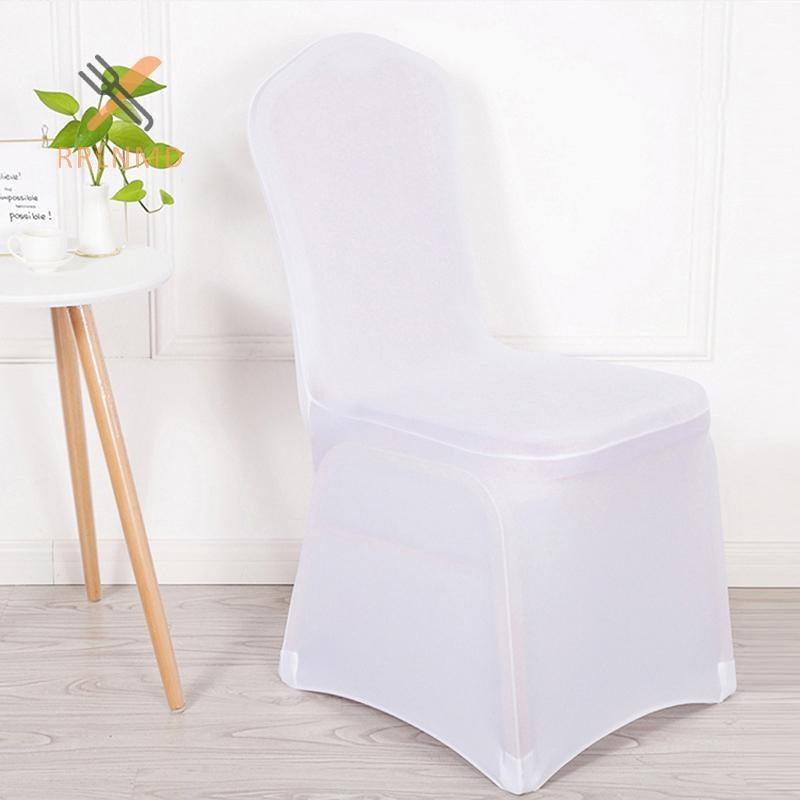 Rrlnmd > 1 Chiếc Ghế Cưới Có polyester Co Giãn Slipcover Cho Nhà Hàng Tiệc Khách Sạn Tiệc Ăn Đa Năng Ghế Bao MỚI
