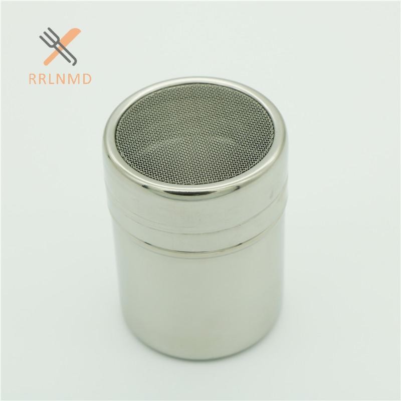 Rrlnmd > Máy lắc sô cô la bằng thép không gỉ Icing Sugar Powder Bột ca cao Máy pha cà phê MỚI