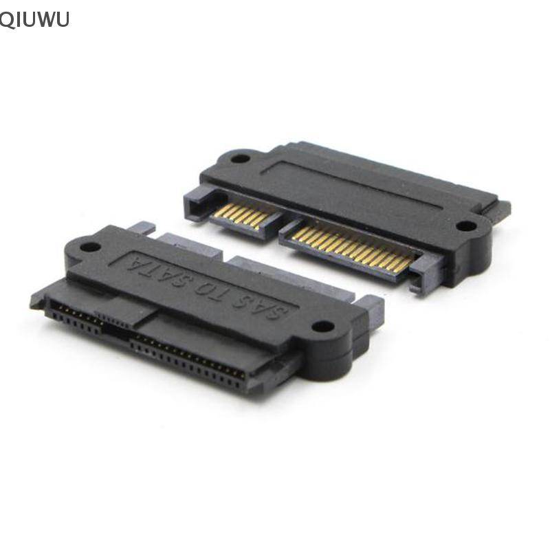 Qiuwu Dành Cho SAS 29 pin Nữ Sang SATA 22pin Nam Adapter Chuyển Đổi Kết Nối Cho Windows.