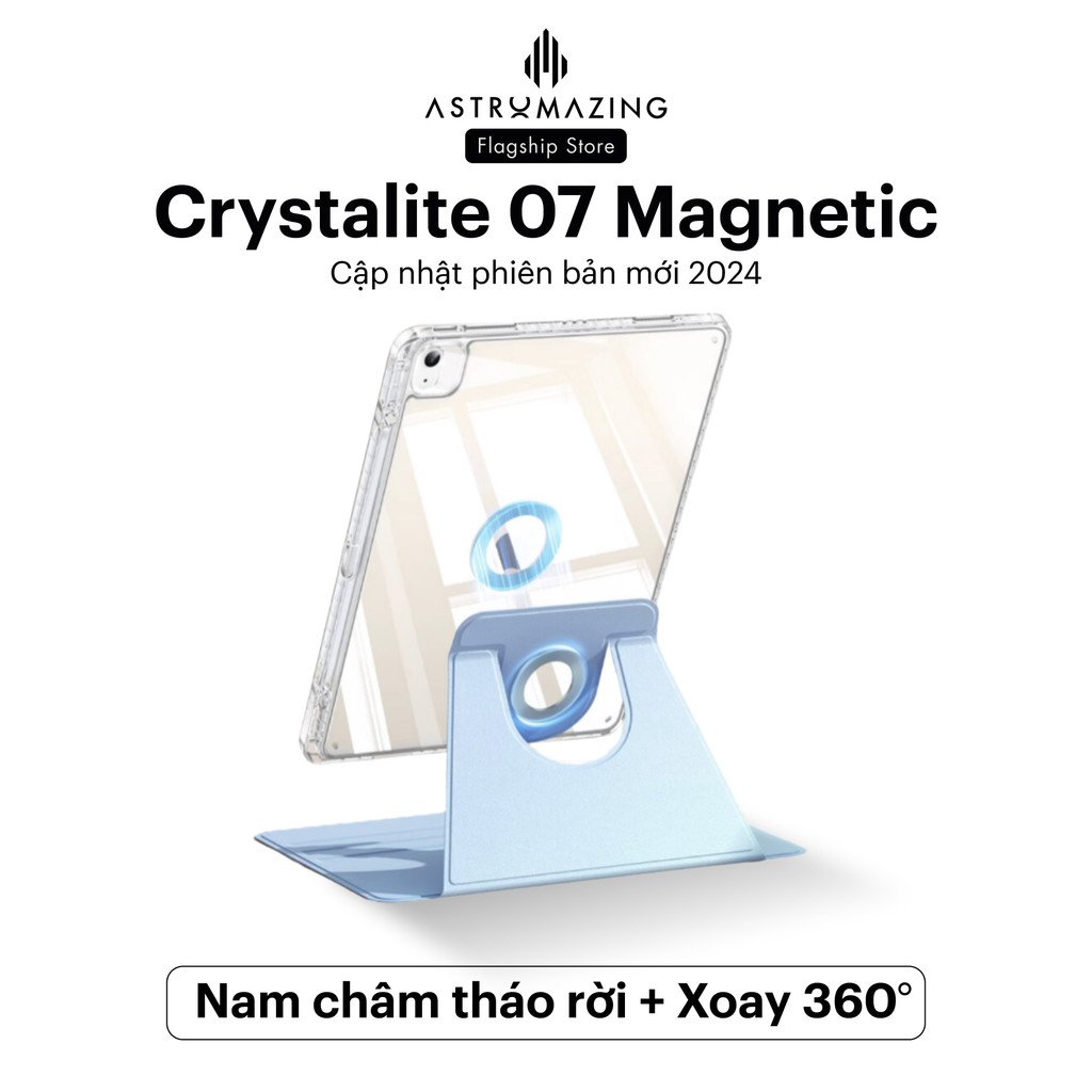 [CrystaLite 07] Ốp iPad xoay 360 tháo rời CrystaLite AstroMazing cho ...