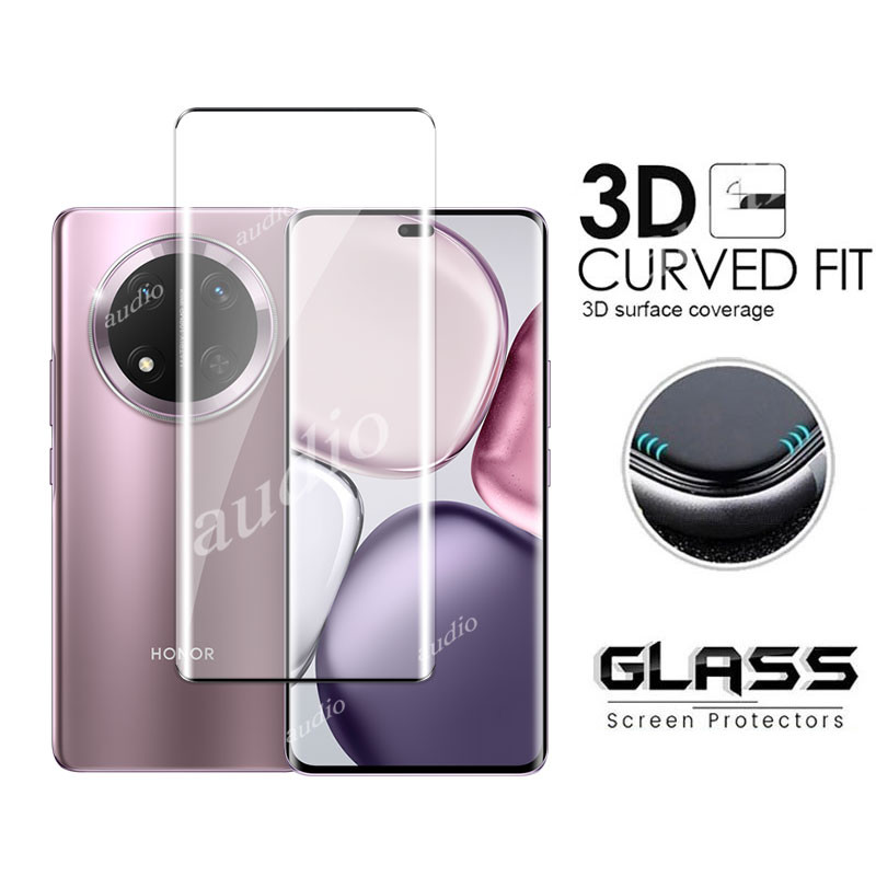 Honor X9C 5G 2in1 Kính cường lực bảo vệ màn hình 3D uốn nóng cho Honor X9C HonorX9C 5G 2024 Bảo vệ màn hình Phim ống kính HD cho Honor X9C X9C HonorX9C 5G Phim bảo vệ màn hình