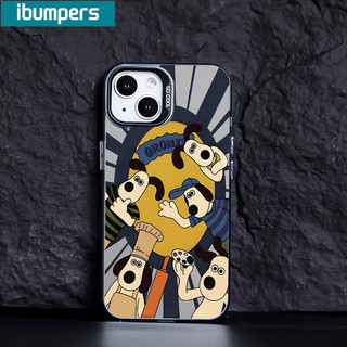 ibumpers Ốp Lưng iPhone Xinh Hài Hước Hoạt Hình Họa Tiết Ốp Điện Thoại IMD Cứng Trơn Chống Sốc Chống Bẩn Giáng Sinh Cho Iphone 16 15 14 12 13 11 Pro Max
