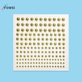 YOWEI Miếng Dán Mũi Giả Đinh Tự Dính Kim Cương Giả Không Xuyên Mắt Tai Mặt Trang Sức Cơ Thể Cho Nữ Miếng Dán Pha Lê VN