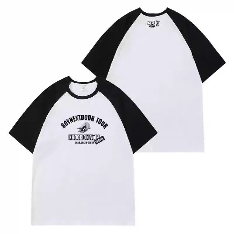 Áo thun GN BOYNEXTDOOR SUNGHO RIWOO JAEHYUN World Tour - Tay ngắn, KPOP, hàng chính hãng