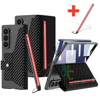 Khe cắm thẻ Ví lật Vỏ bọc da Samsung Galaxy Z Fold 7 Fold 6 Vỏ đựng bút S có thể tháo rời
