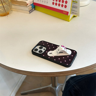 Pink Star + Band Aid KT Bracket cho iphone17 17air16promax 15promax 14 / 13 / 15 / 16pro iphone13 ốp lưng TPU mới chống bụi