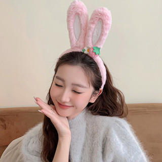 Dây buộc tóc tai thỏ bề mặt mịn, phù hợp cho nữ và bé gái