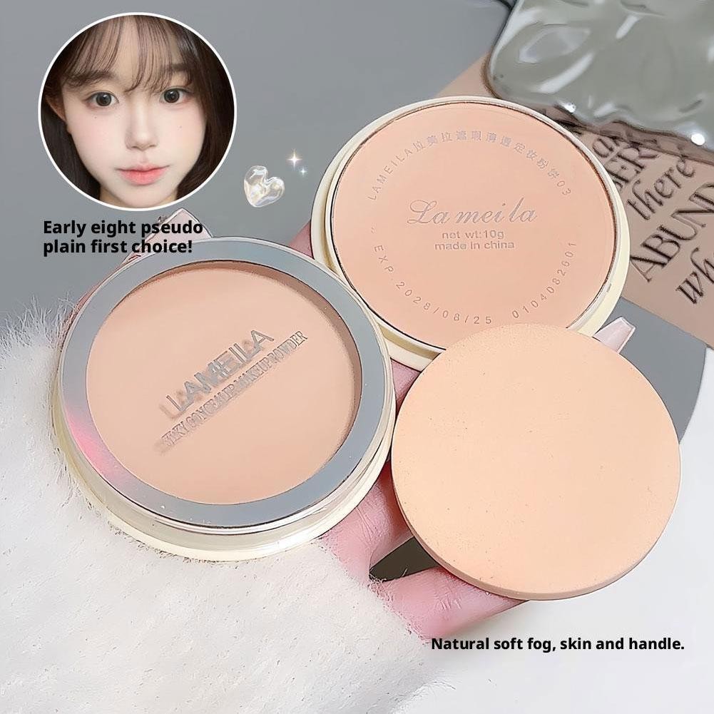 Clear Face Makeup Setting Powder Lasting Oil Control Matte Finish và 10g Bột khô tự nhiên I7r5