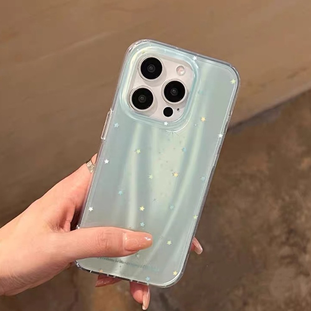 Ốp Điện Thoại Ngôi Sao Cho iPhone 17 Pro Max 17Air 16 Plus 15 14 13 12 11 Vỏ Bảo Vệ Chống Sốc