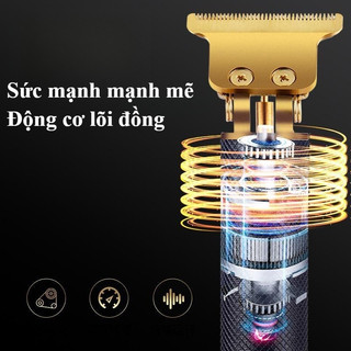 Máy Cạo Râu & Tỉa Tóc Đa Năng - Sạc USB Tiện Lợi, Không Dây, Thiết Kế Nhỏ Gọn Cho Nam/Nữ