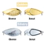 Thìa mồi kim loại vàng/bạc 2.5-20g, phù hợp làm swimbait cho câu cá