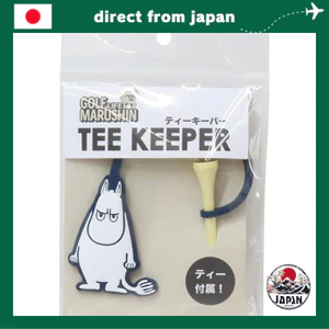 Dây Giữ Tee Golf Nhân Vật Marushin Kèm Tee Gỗ – Chống Mất Tee, Hình Moomin