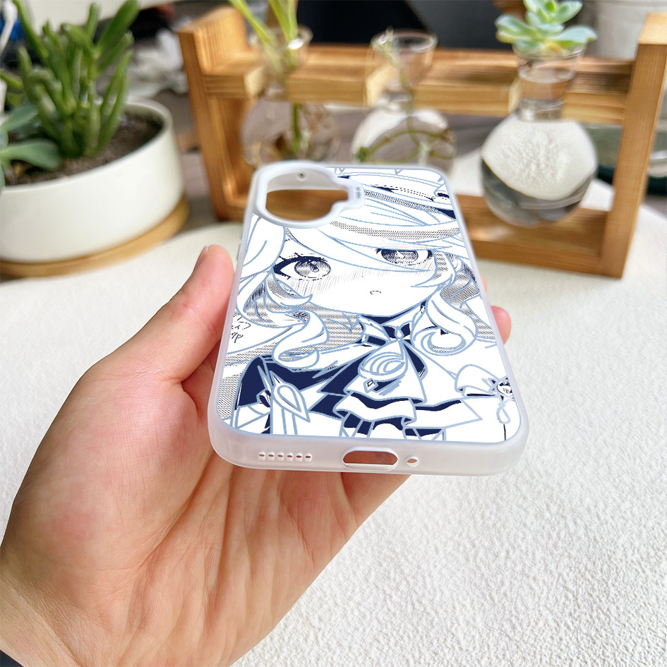 Ốp điện thoại cứng "Genshin Impact" Furina MIKO cho POCO X8 Pro X7 Pro X6 F7 F6 Pro F5 Redmi K70 Pro K80 Turbo 5 Max Turbo 4 / 3 Redmi Note 14 Pro 13 Xiaomi 15T 14 Vỏ POCO chống sốc