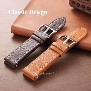 Dây đeo đồng hồ bằng da bò hai mặt 100% 18 / 19 / 20 / 21 / 22 / 24mm Cổ điển Nam Nữ Vòng đeo tay Đồng hồ bằng da thật Phụ kiện đồng hồ