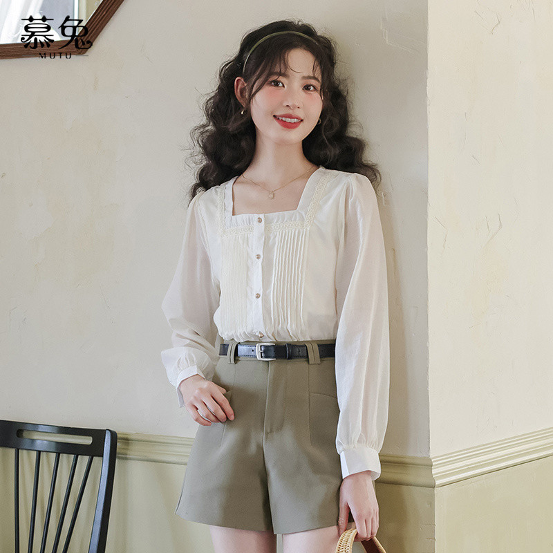 Mutu Quần Short Nữ Retro Rộng Rãi, Thiết Kế Mới Cho Mùa Hè 2026, Phù Hợp Mặc Ngày Thường