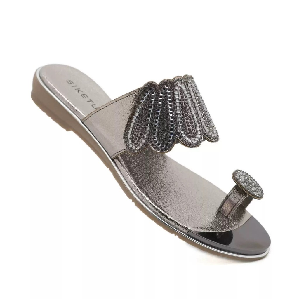 ✨Dép xỏ ngón Bên Ngoài Mặc Mùa Hè 2025 Thời Trang Bohemian Kim Cương Giả Chống Trơn Trượt Đi Biển Dép Size Lớn 25.7.31
