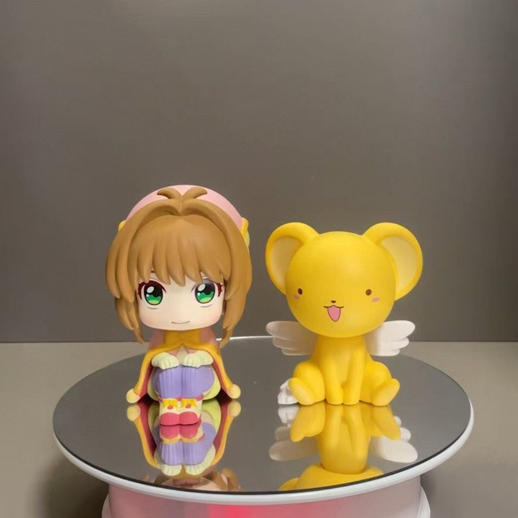 Anime Cardcaptor Sakura Nhân Vật Hành Động Sakura Kinomoto Cerberus PVC Tượng Colleciton Mô Hình Búp Bê Đồ Chơi Trẻ Em