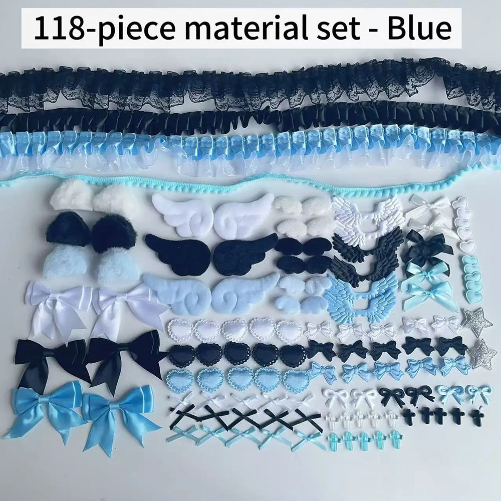 Bìa Thẻ Phụ Kiện Trang Trí Quà Tặng Handmade DIY Sang Trọng Tai Nhà Deocr Hoạt Hình 118 Cái / bộ Dễ Thương