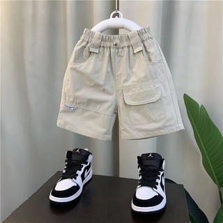 Quần Short Bé Trai Thể Thao Quần Crop Mỏng Trẻ Em Quần Cotton Rời Cho Bé
