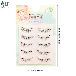 Lông Tơ Truyện Tranh Mắt Wispy Mi Người Phụ Nữ Mô Phỏng Lông Mi Giả Cho Làm Đẹp Mắt Cosplay DIY Trang Điểm