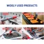 EDB * Electric 1000V 20A Test Leads Đầu dò cách nhiệt Đầu dò kiểm tra điện Tay cầm cao su tiện dụng cho vạn năng