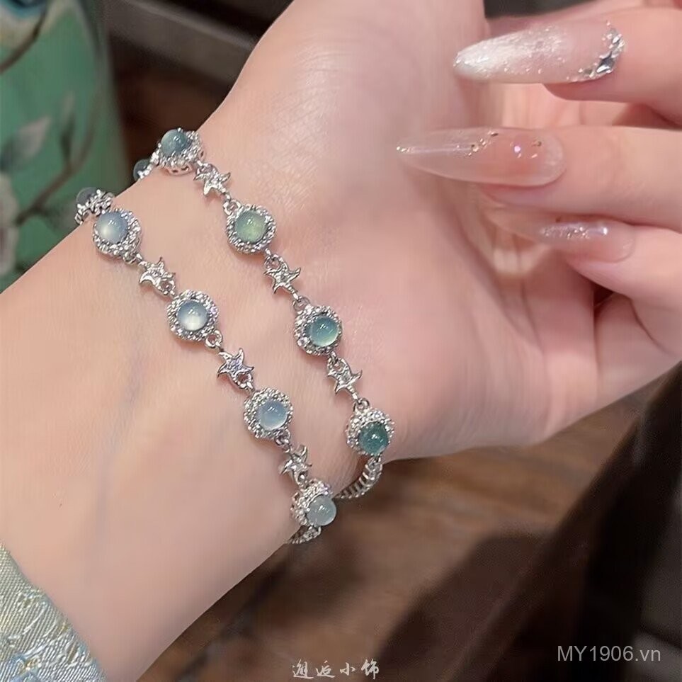 Vòng tay kim cương nữ ánh sáng sang trọng, phong cách mới từ Trung Quốc