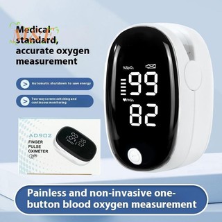 Máy đo oxy xung ngón tay, màn hình LED, đo độ bão hòa oxy máu và nhịp tim, máy đo oxy y tế kỹ thuật số hô hấp