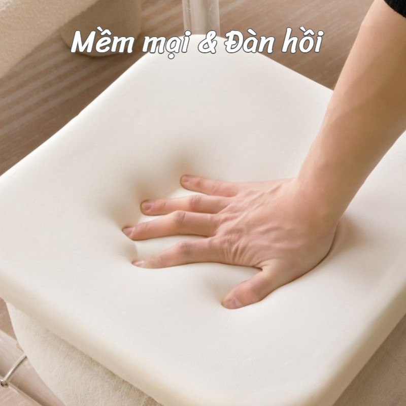 Nệm ngồi mềm mại Đệm ngồi cao su non siêu đàn hồi, chống đau xương cụt cho học sinh, vải thoáng khí, Hoa văn dễ thương