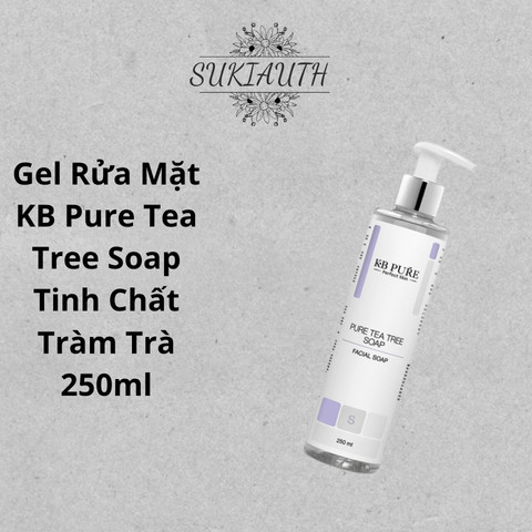 Gel Rửa Mặt KB Pure Tea Tree Soap Tinh Chất Tràm Trà 250ml | Shopee ...