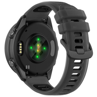 Dây đeo thể thao màu thạch 20 22mm cho Garmin Vivoactive 6 5 / Forerunner 570 970 165 245 265 255 55 158 / Venu 4 3 2 plus SQ 2 Dây silicon trong suốt