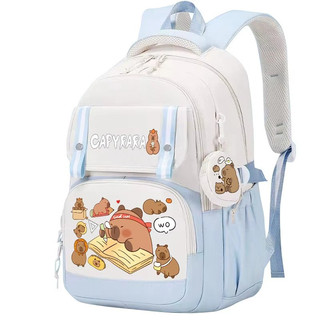 2025 Phong Cách Mới Capybara Schoolbag In Hình Ngộ nghĩnh Hoạt Hình Capybara Ba Lô Dung Tích Lớn Nhẹ Học Sinh Tiểu Học